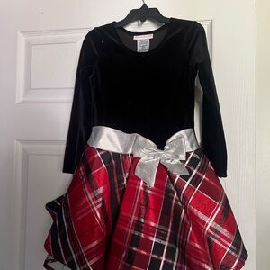 Bonnie Jean Black and Red Plaid Kids Dance Costume